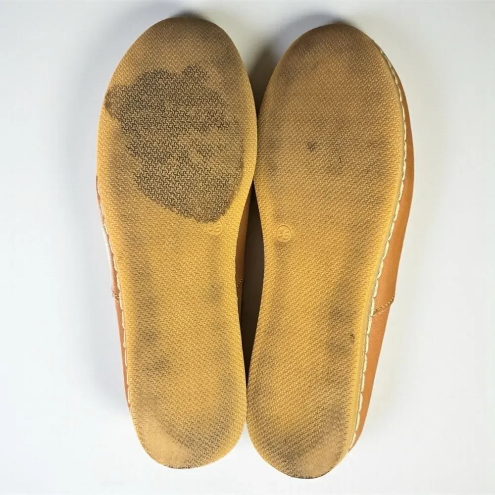 Charix Leather Slip-On Shoes Camel - Picture 5 of 7